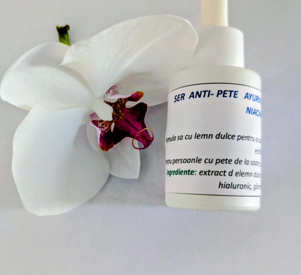 Ayurvedic Anti- Dark Spot Serum with Licorice Extract and Niacinamidă