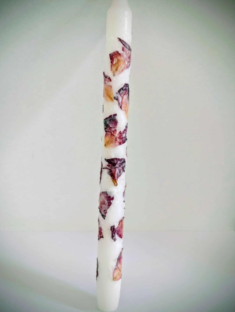 Artisanal Rose Candle