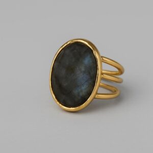 Natural Labradorite Ring
