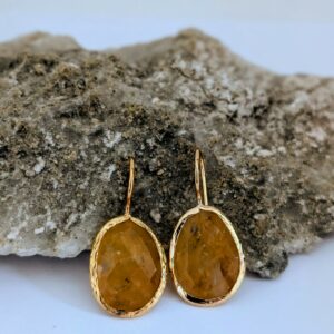 Natural Citrine Earrings