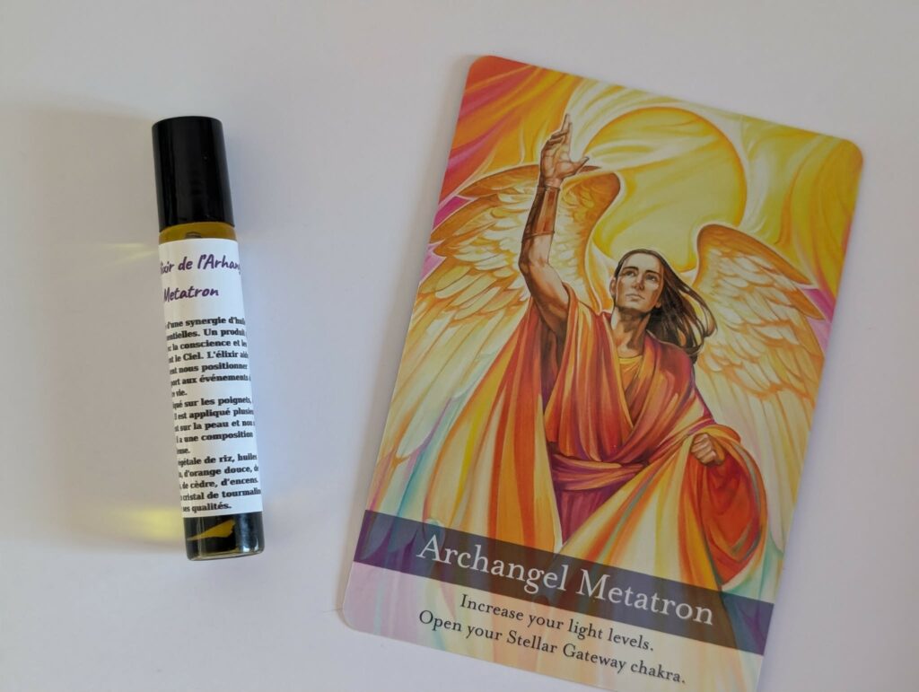 Oil Consecrated to Archangel Metatron – Oil of Divine Order and Spiritual Ascension