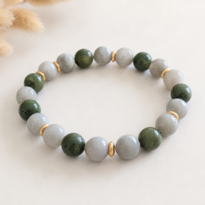 Natural Jade & Green Aventurine Bracelet
