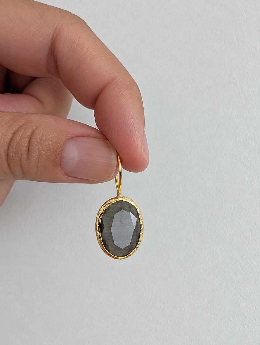 Smoky Quartz Earrings – Grounding, Protection & Elegance - Image 2